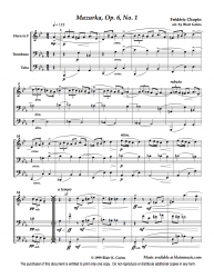 Mazurka Op. 6, No. 1 by F. Chopin