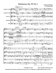 Intermezzo, Op. 119, No. 1 by Brahms (download)