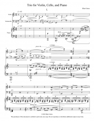 Trio for Violin, Cello, and Piano (download)